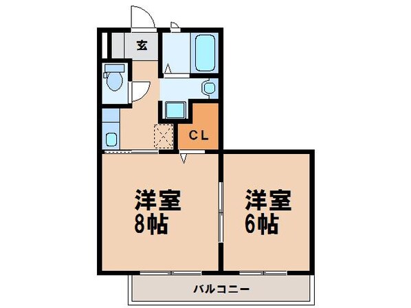 サンフローレハイツの物件間取画像